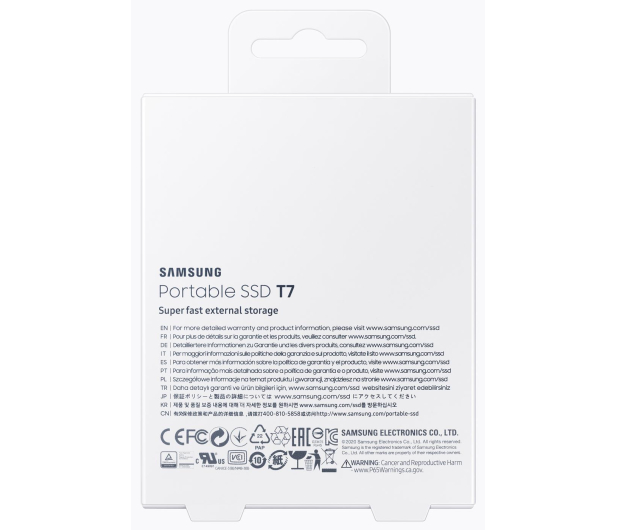 SAMSUNG T7 USB 3.2 1TB Niebieski MU-PC1T0H/WW - 562874 - zdjęcie 9